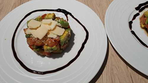 Tartare tomates et avocats