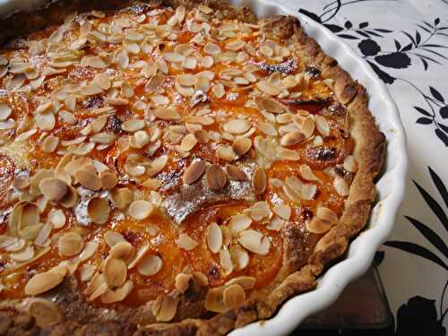 Tarte amandine aux abricots