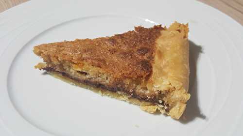 Tarte aux amandes et chocolat