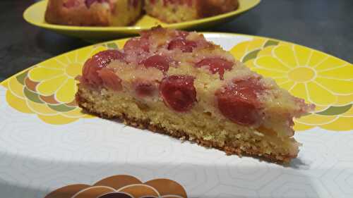 Tarte frangipane à la cerise