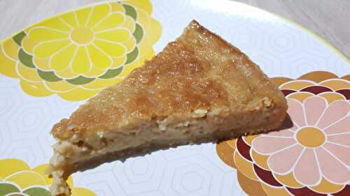 Tarte impossible au sucre cassonade