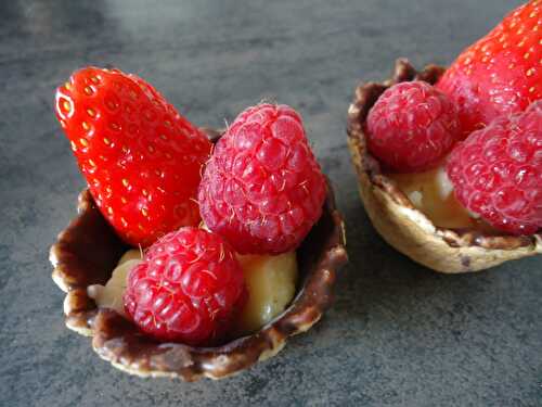 Tartelettes express aux fruits rouges