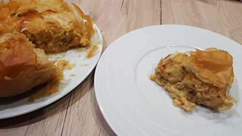 Tourte filo de chou-fleur au curry d’Ottolenghi