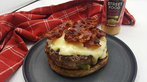 Hamburger au fromage à raclette