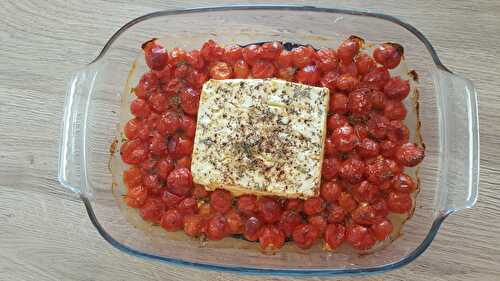 Feta et tomates au four