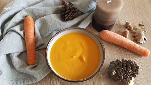 Velouté carotte et patate douce