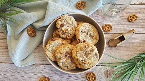 Cookies aux bretzels et pépites de chocolat