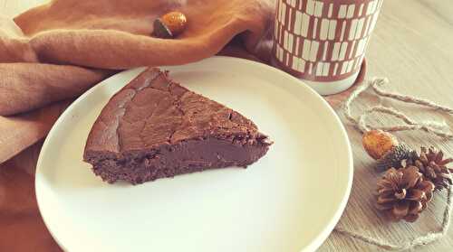 Fondant chocolat et crème de marrons