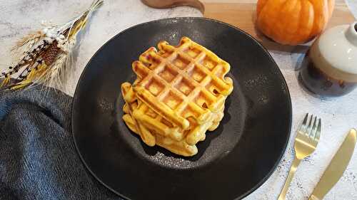 Gaufres à la butternut sans lactose