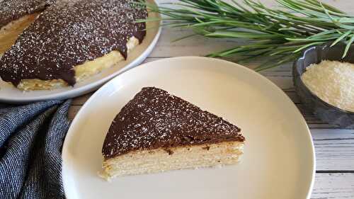 Gâteau de crêpes façon bounty