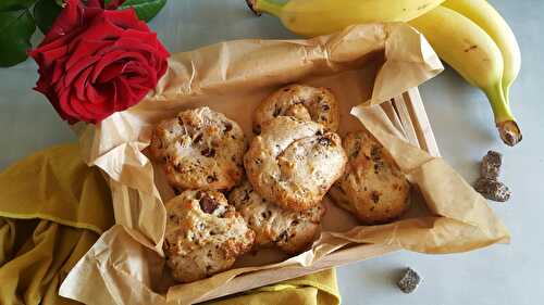 Cookies brioche à la banane et chocolat