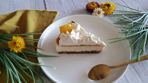 Cheesecake simple vanille mangue