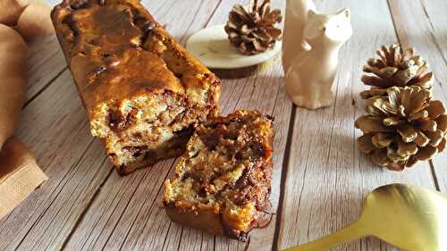 Banabread au beurre de cacahuète et chocolat