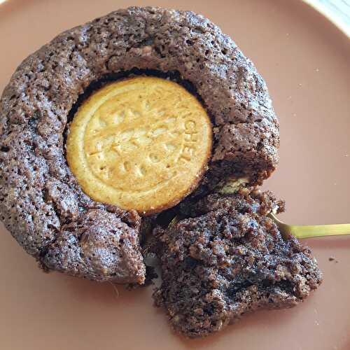 Gâteau au chocolat et aux galettes Saint Michel