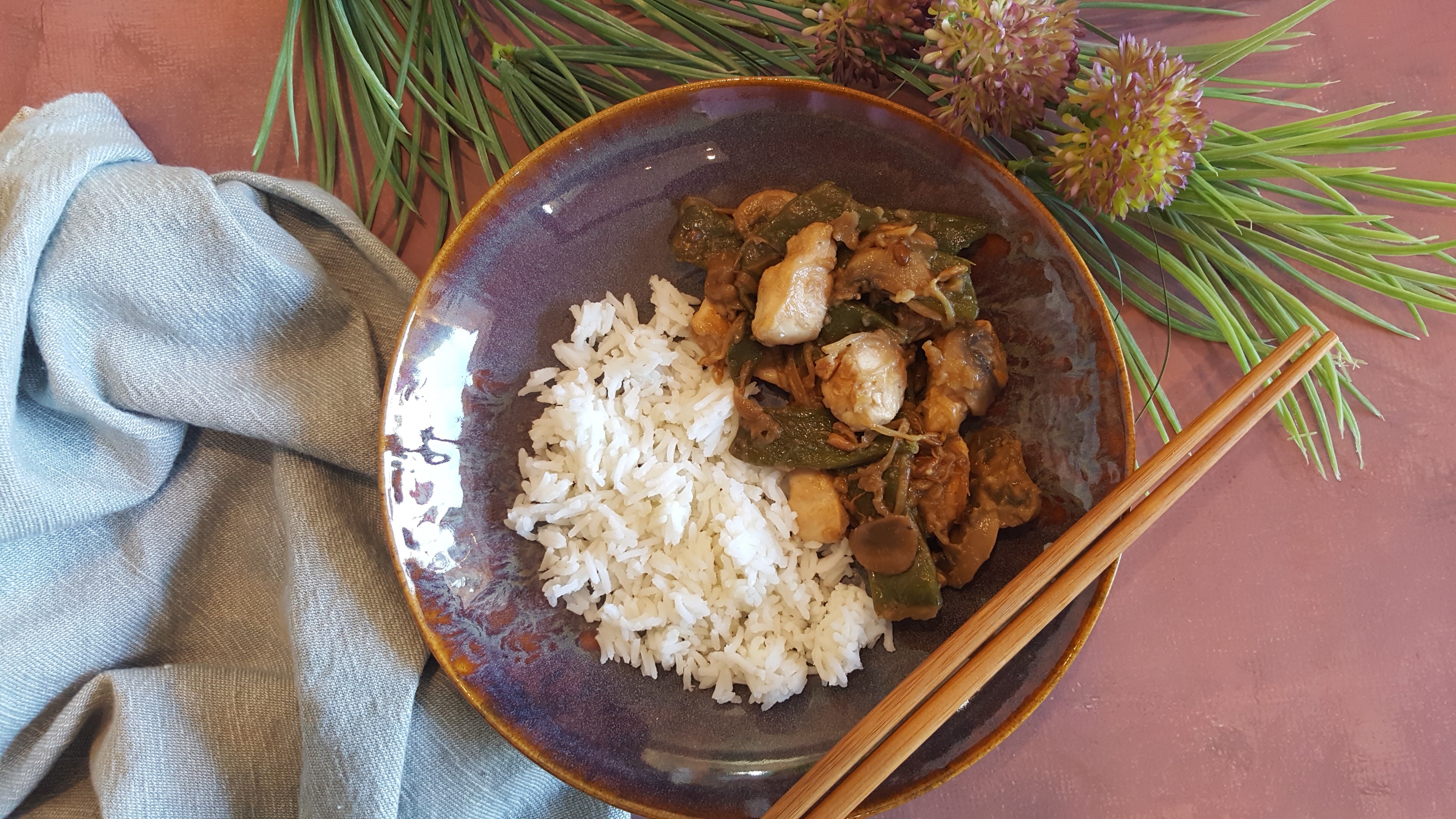 Sauté de poulet asiatique