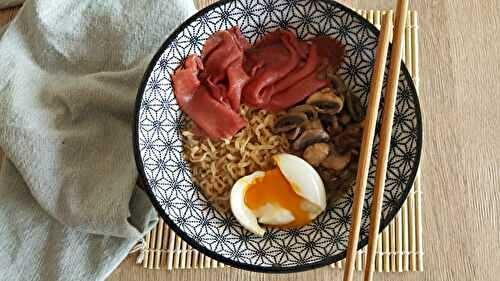 Ramen au boeuf express