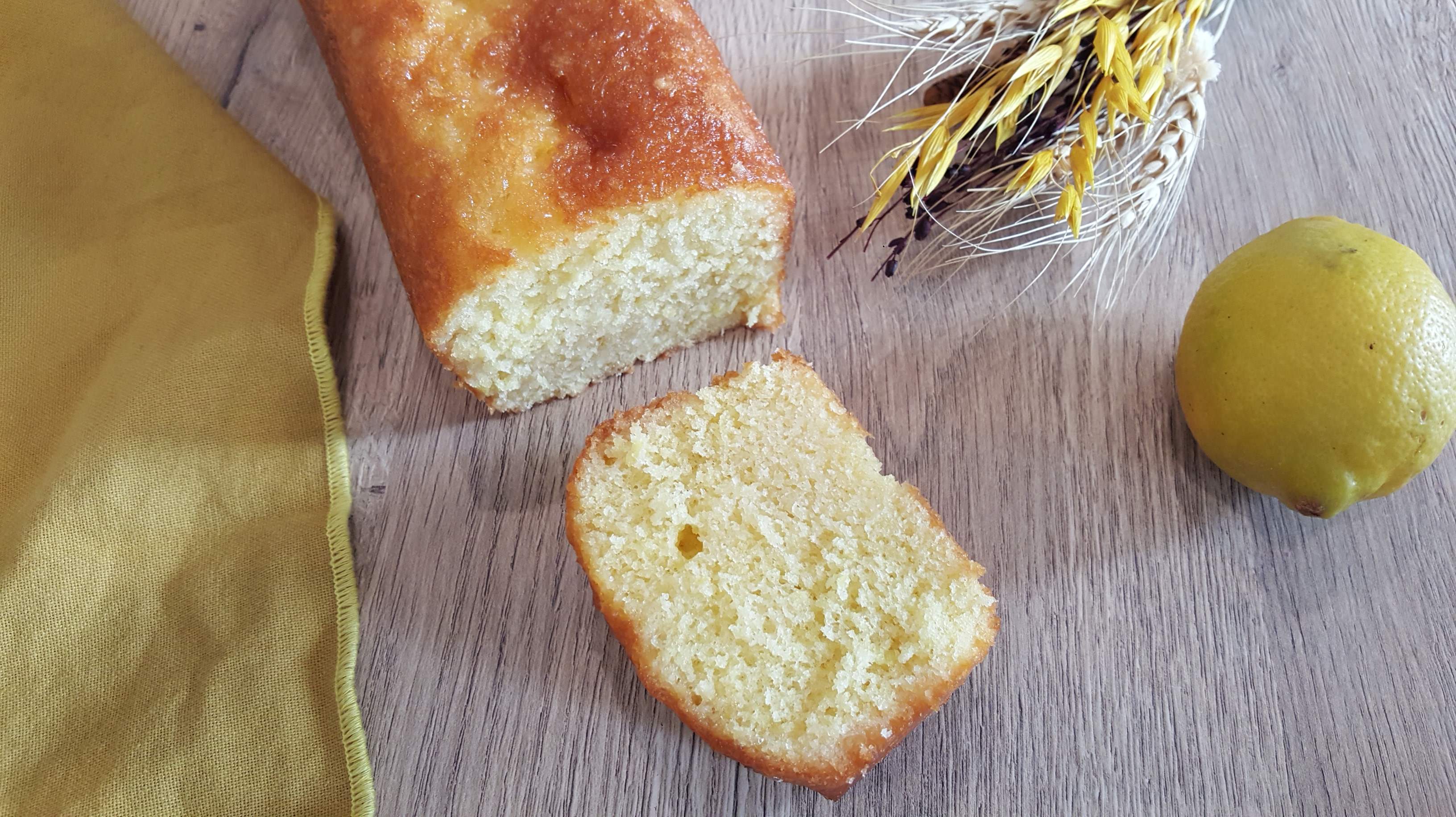 Cake au citron et huile d’olive