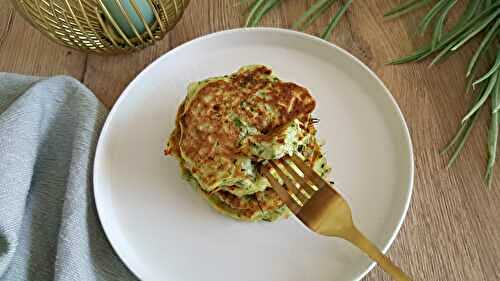 Pancakes courgettes et mozza