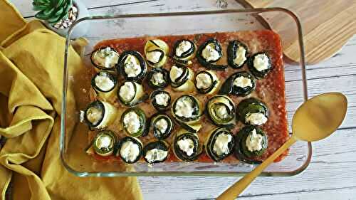 Involtini courgette & ricotta aux herbes