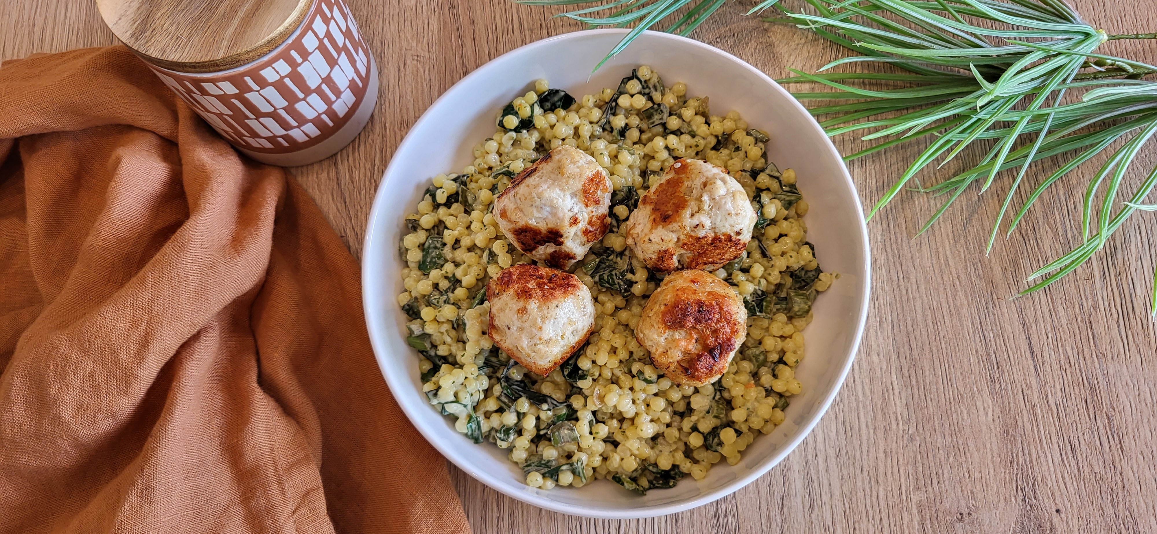 Boulettes de poulet au parmesan