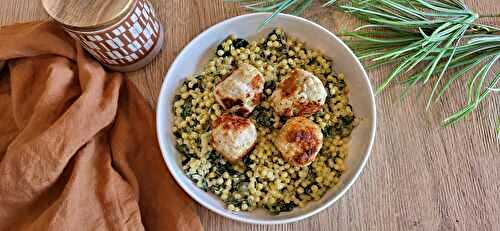 Boulettes de poulet au parmesan