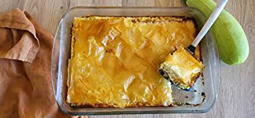Kolokithopita (ou feuilleté à la courgette et à la menthe)