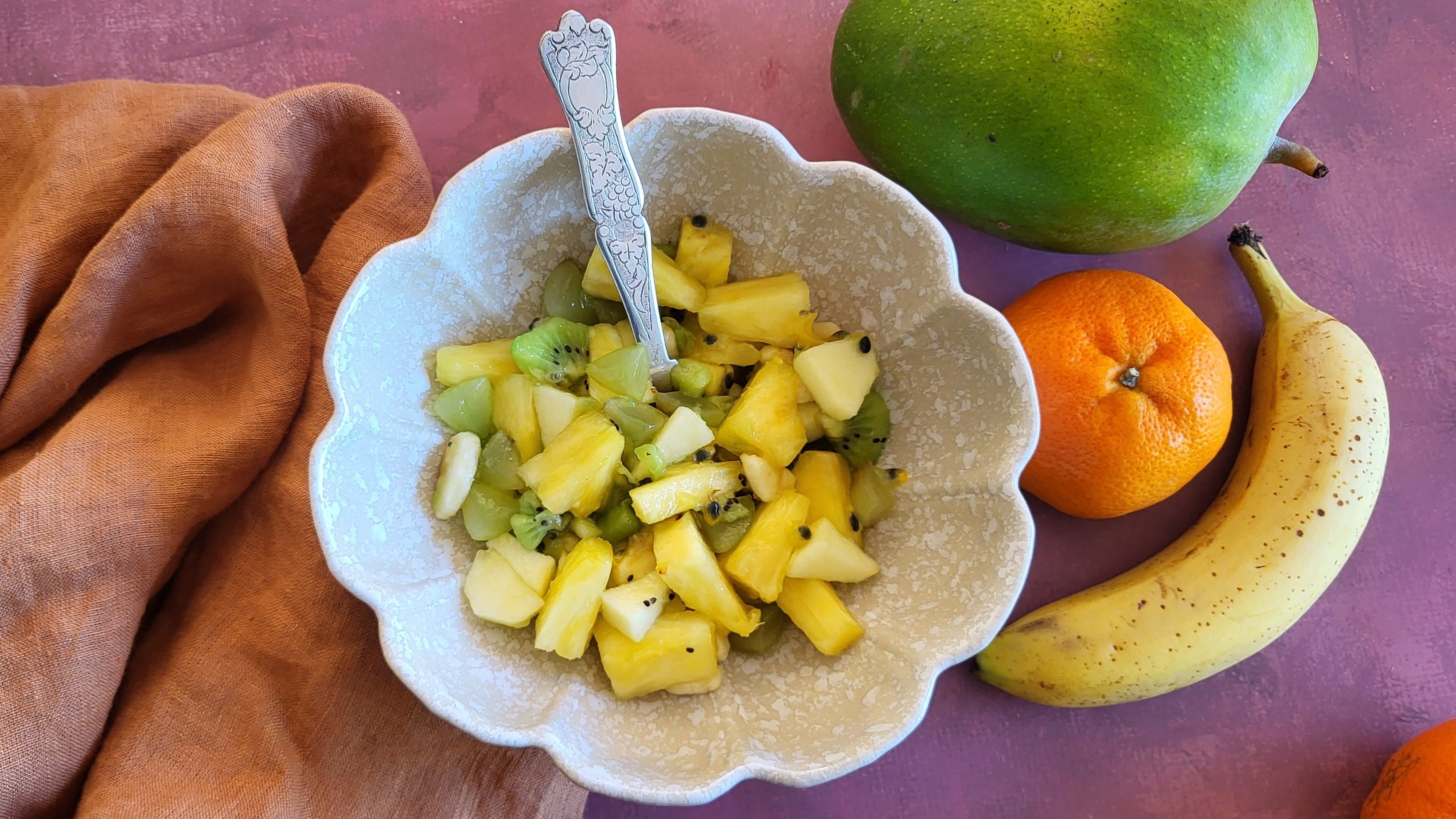 Salade de fruits au vinaigre passion