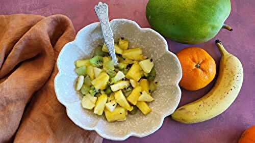 Salade de fruits au vinaigre passion