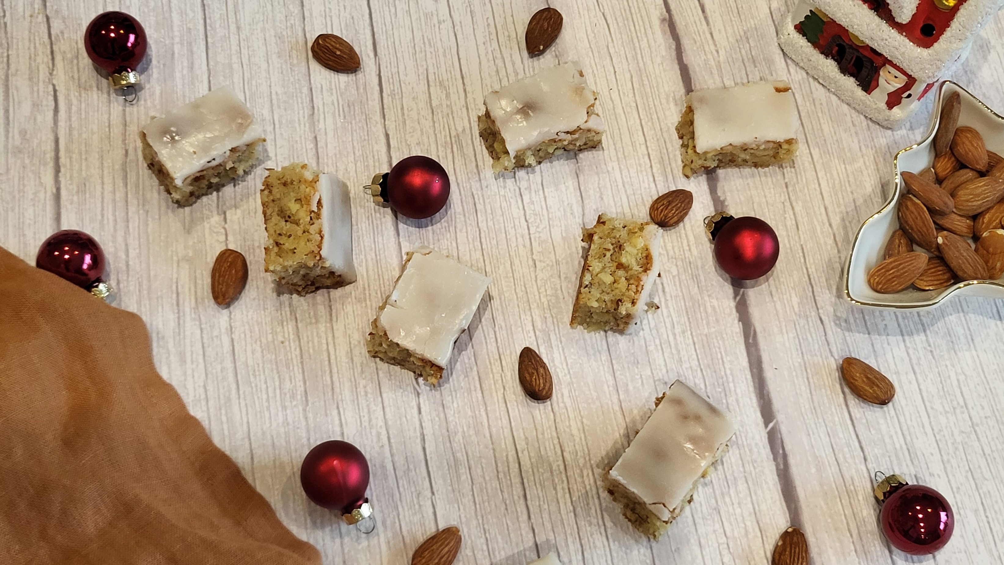 Tranches glacées aux amandes