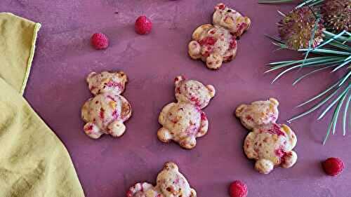 Blondies à la framboise