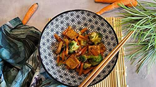 Tofu sauté aux légumes