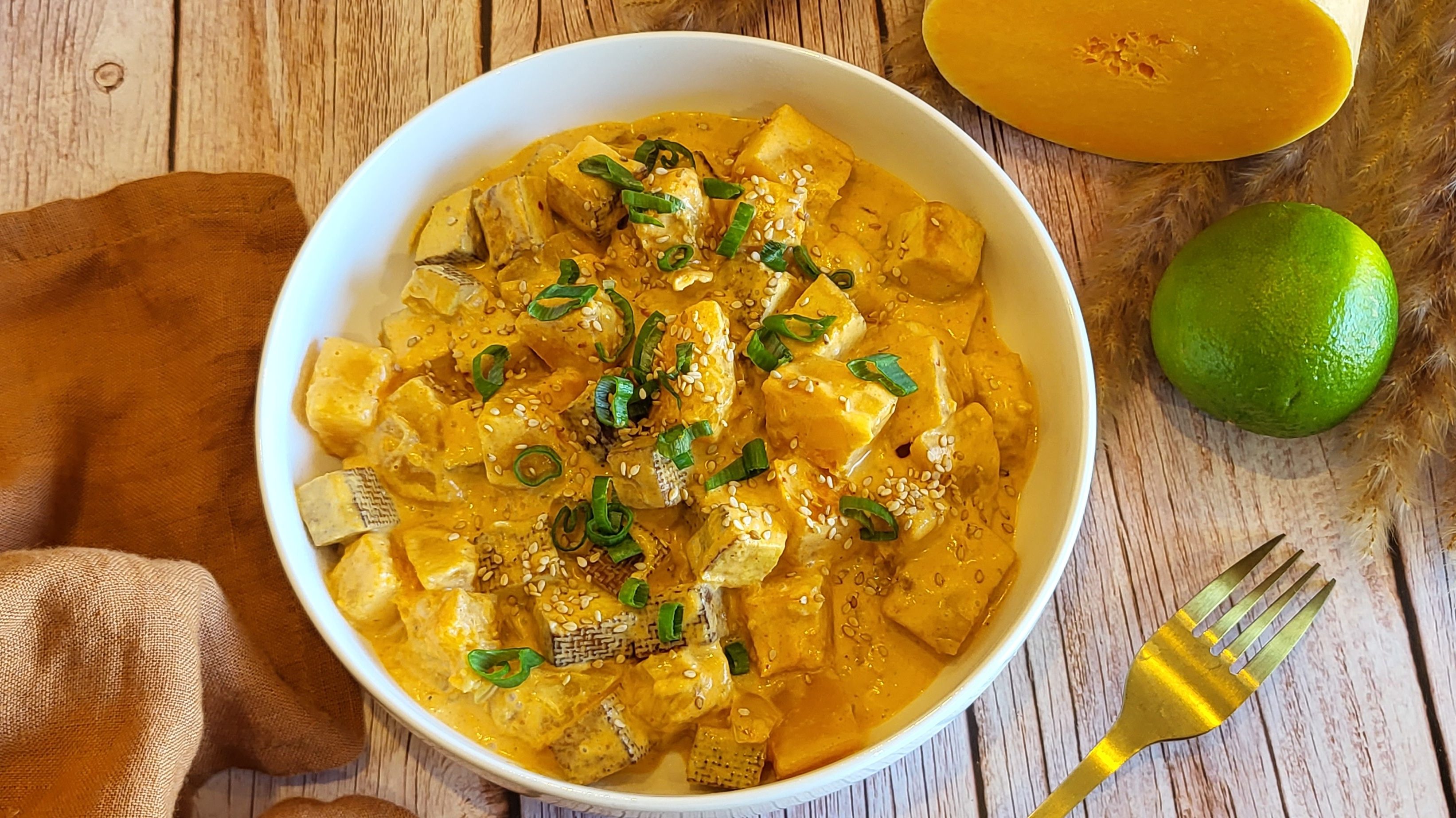 Curry de butternut et tofu