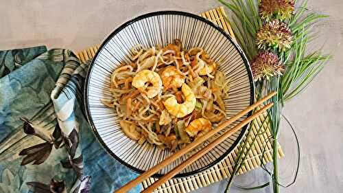 Nouilles konjac crémeuse sauce cacahuète
