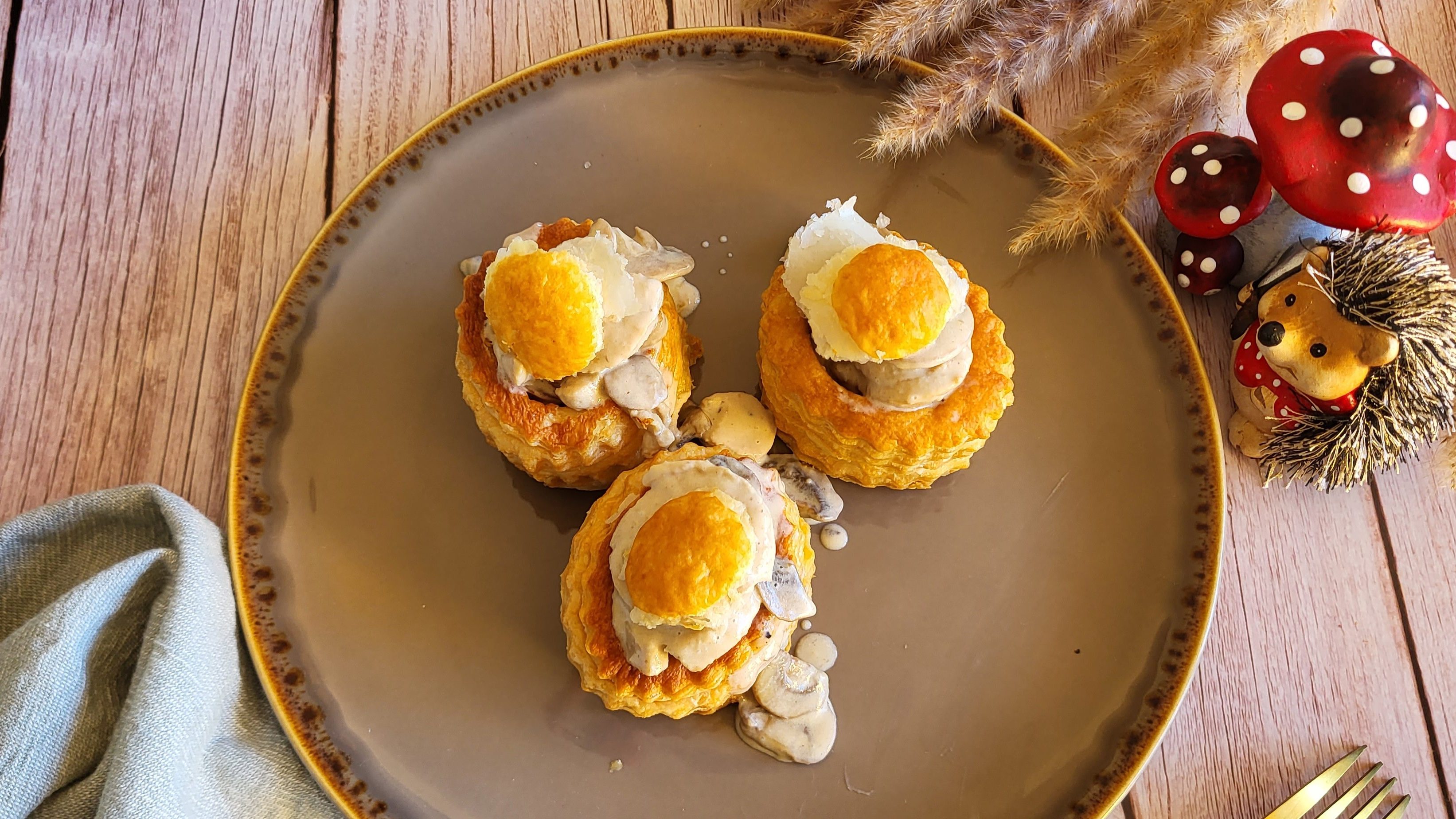 Vol au vent au boudin blanc