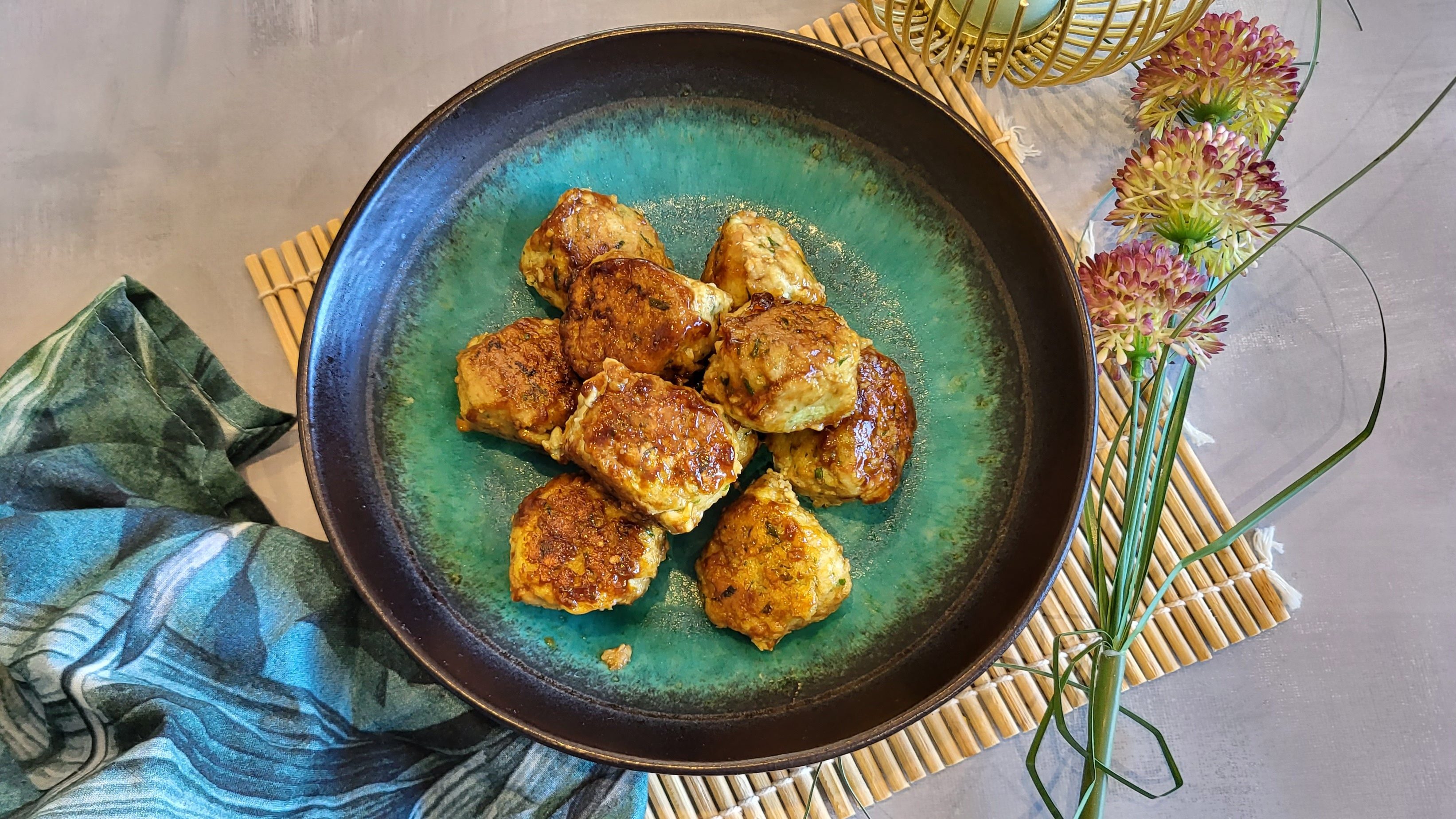 Boulettes de poisson façon Yakitori
