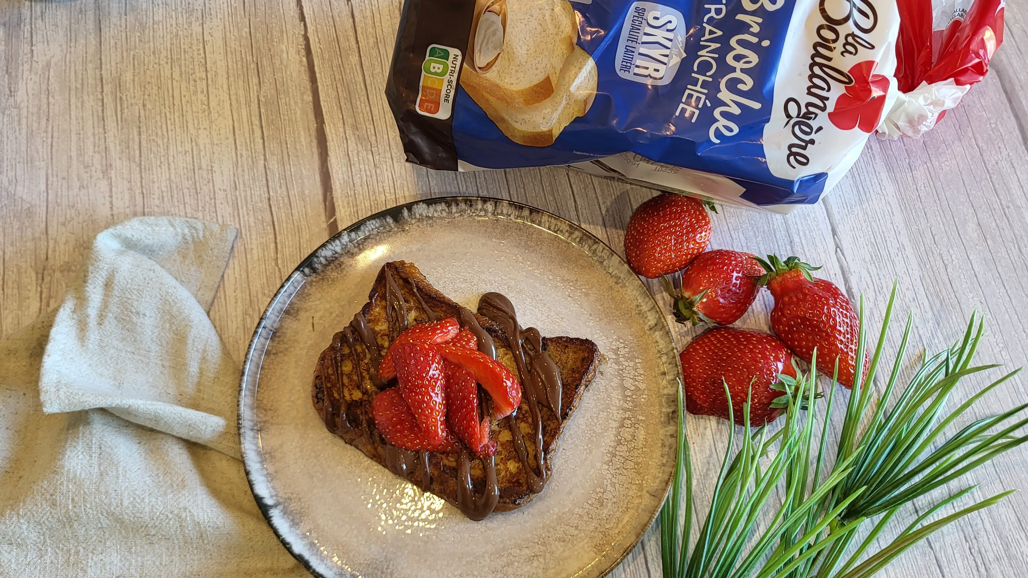 Brioche façon pain perdu
