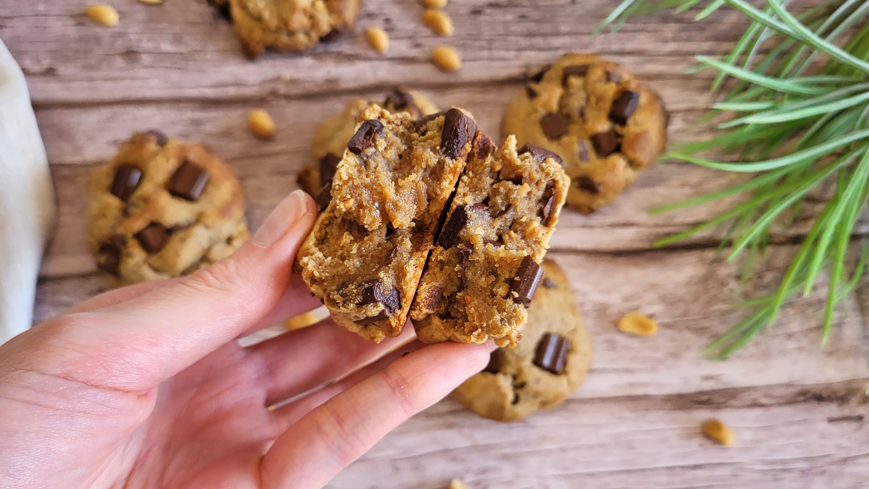 Cookies au beurre de cacahuètes et chocolat