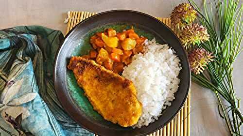 Poulet katsu curry