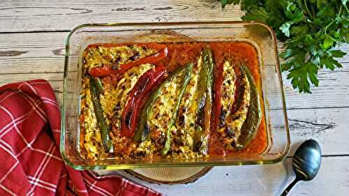 Poivrons farcis à la grecque