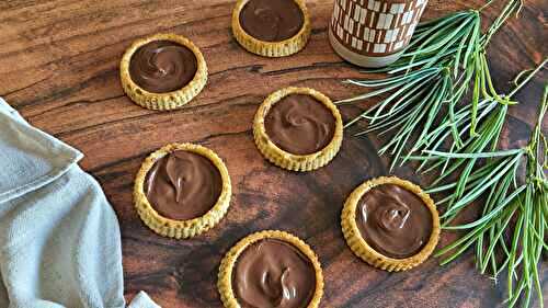 Tartelettes financier noisette et chocolat