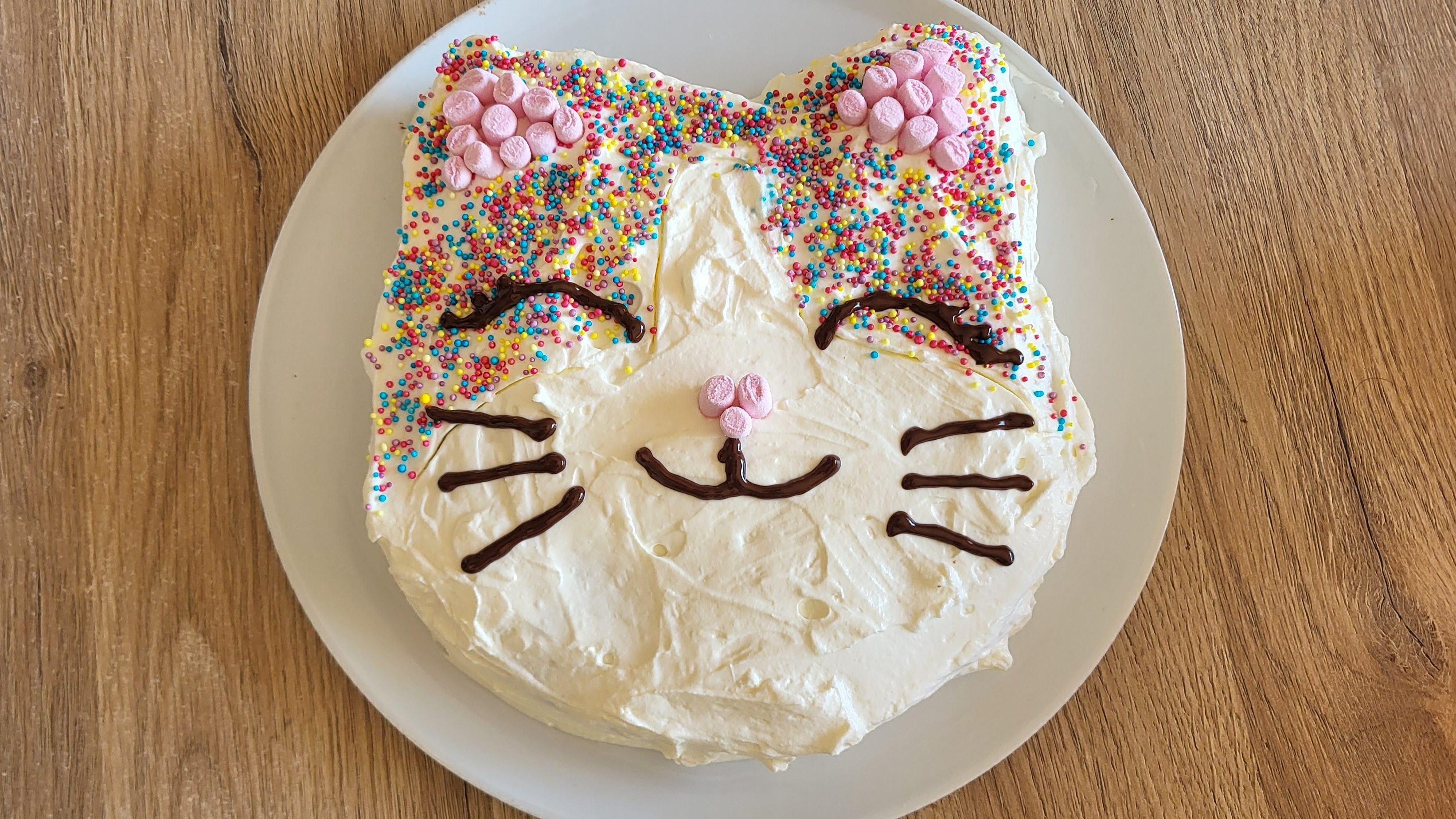 Gâteau d’anniversaire chat
