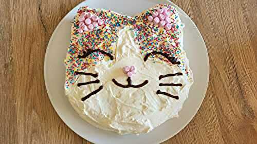 Gâteau d’anniversaire chat