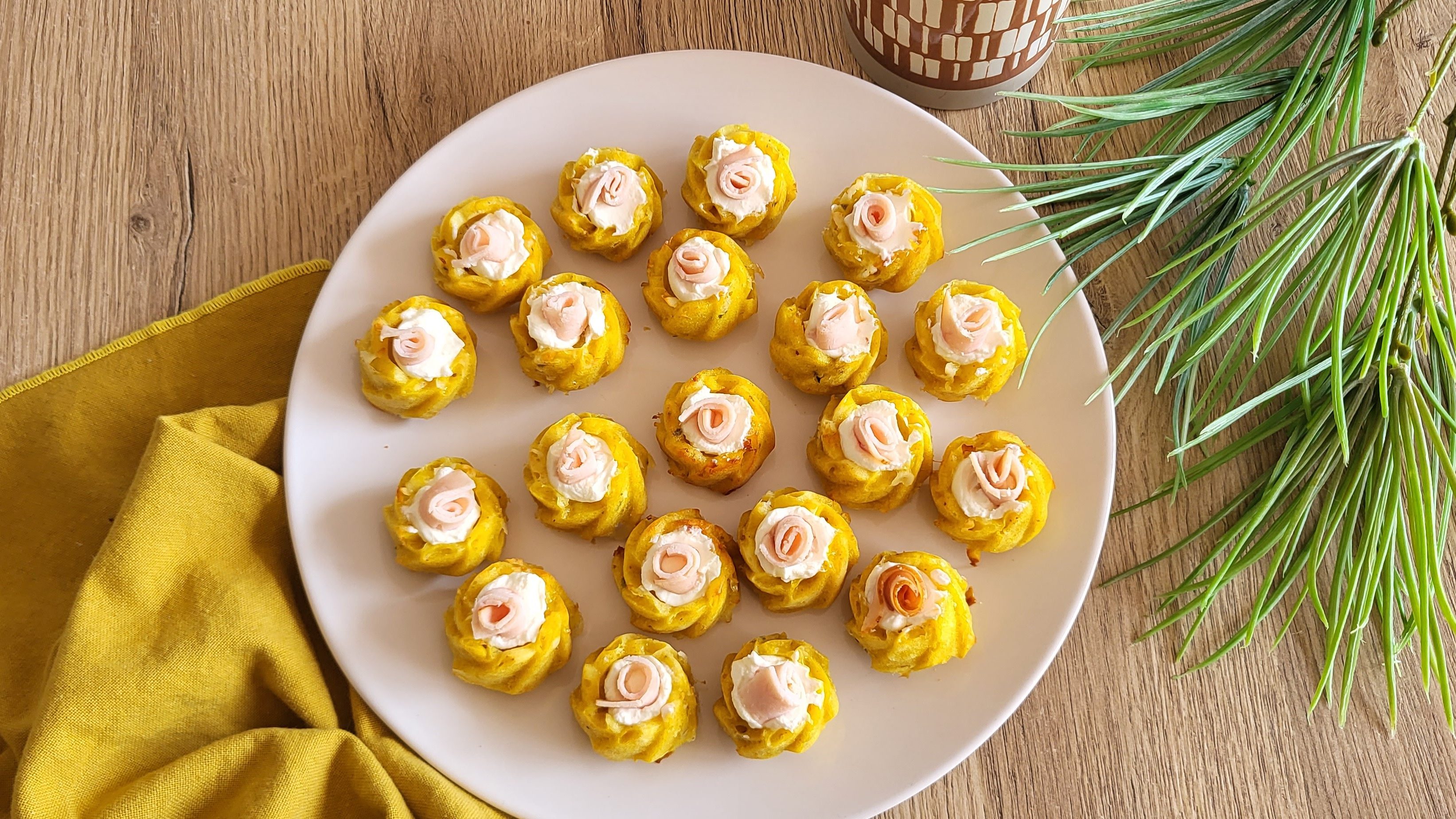 Mini spirale fromage et moutarde douce