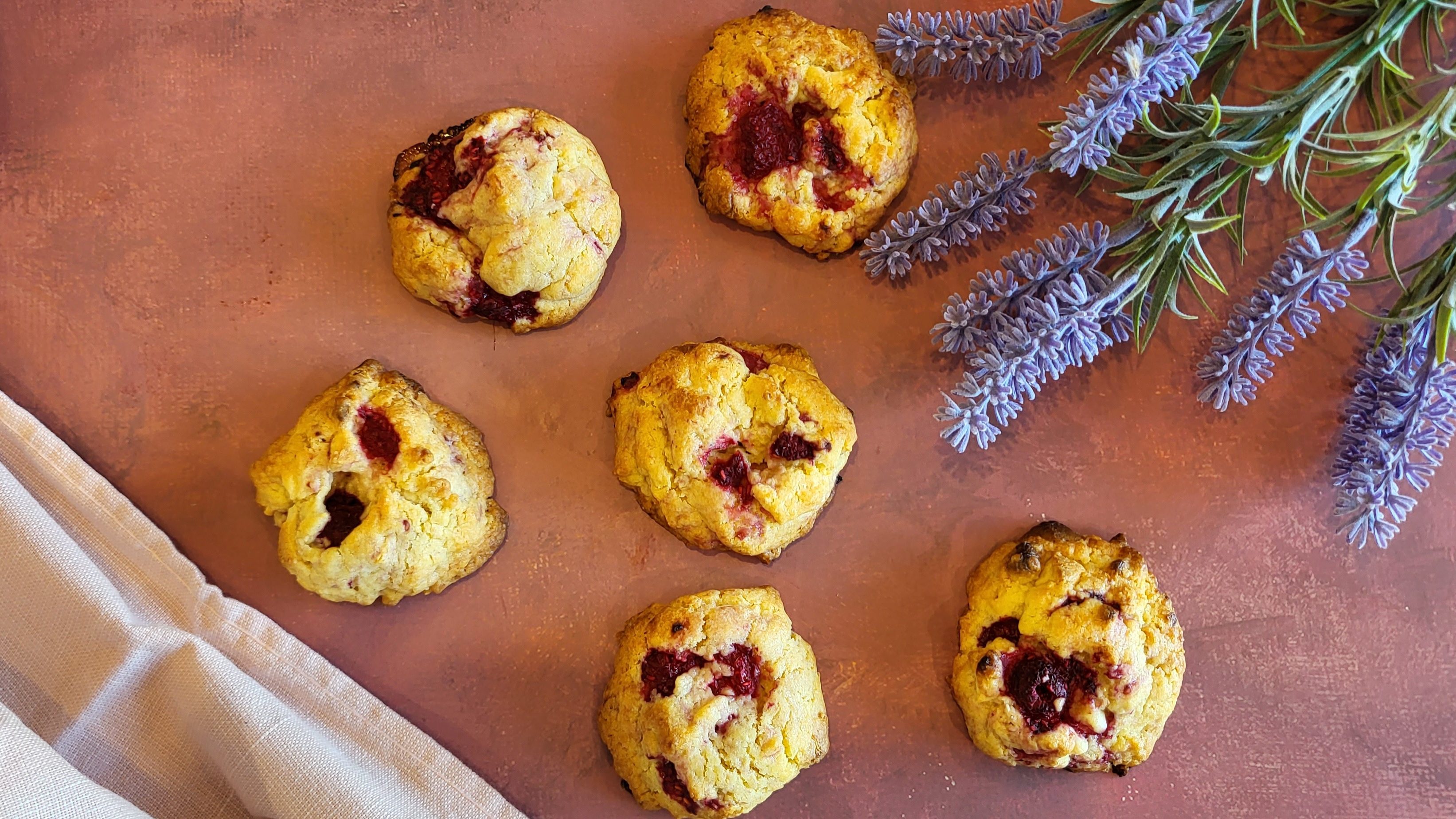 Cookies framboise et chocolat blanc