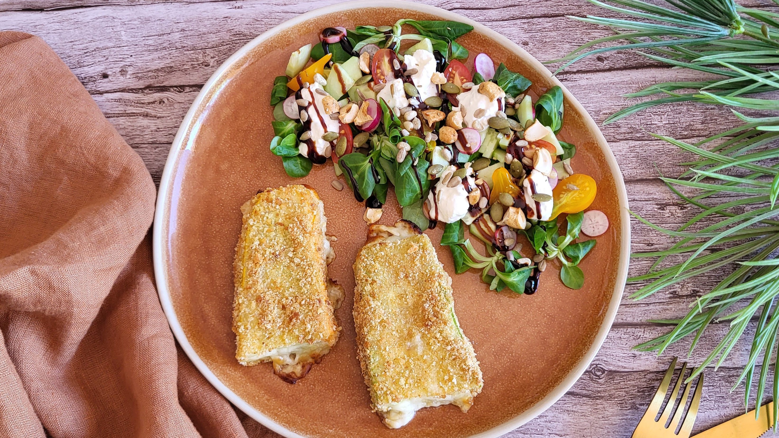 Cordon bleu de courgettes