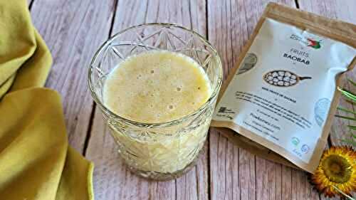 Smoothie énergisant au baobab (afro-tropical)