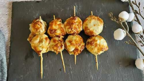 Brochettes de champignons farcis