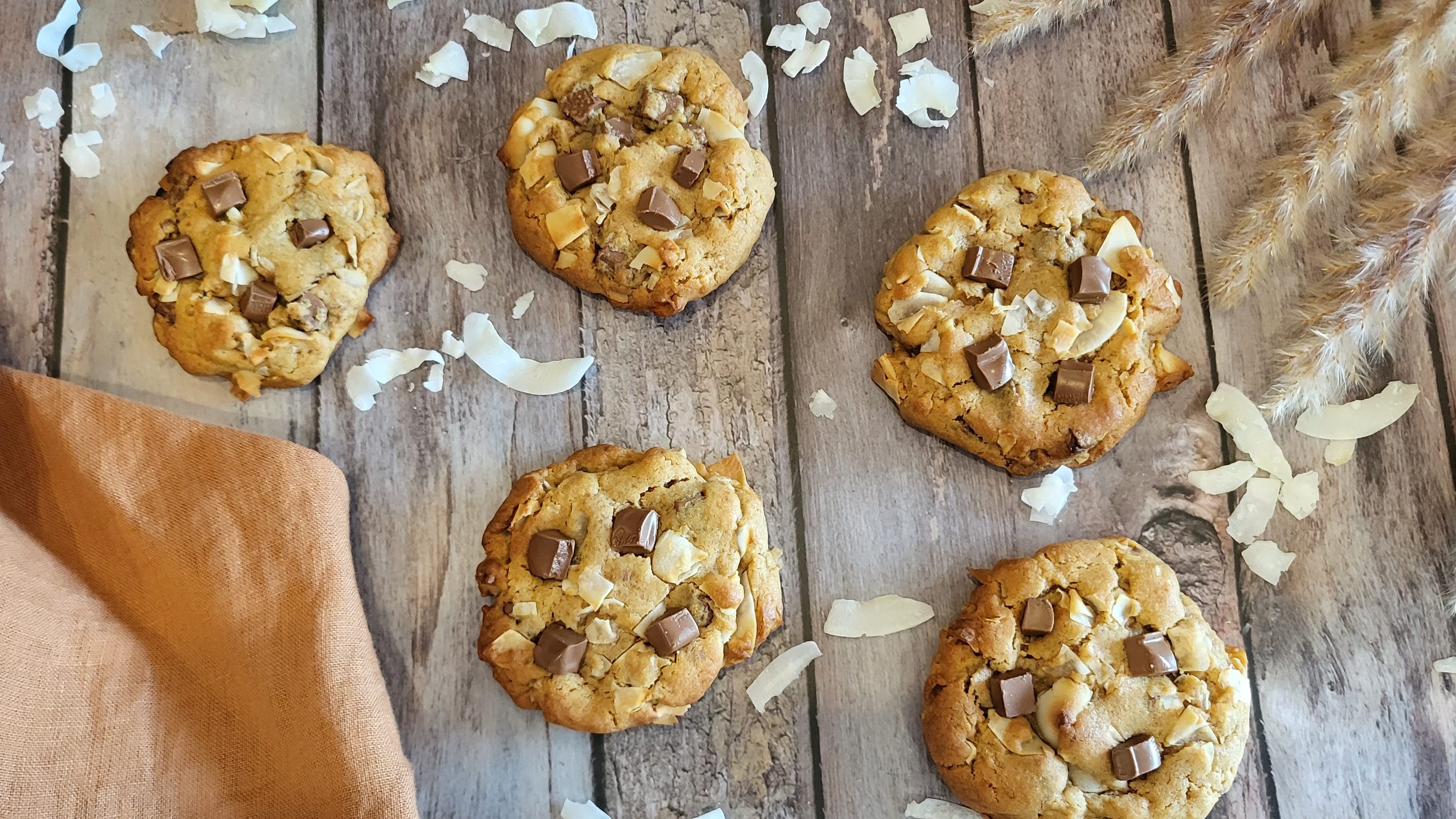 Cookies coco et chocolat