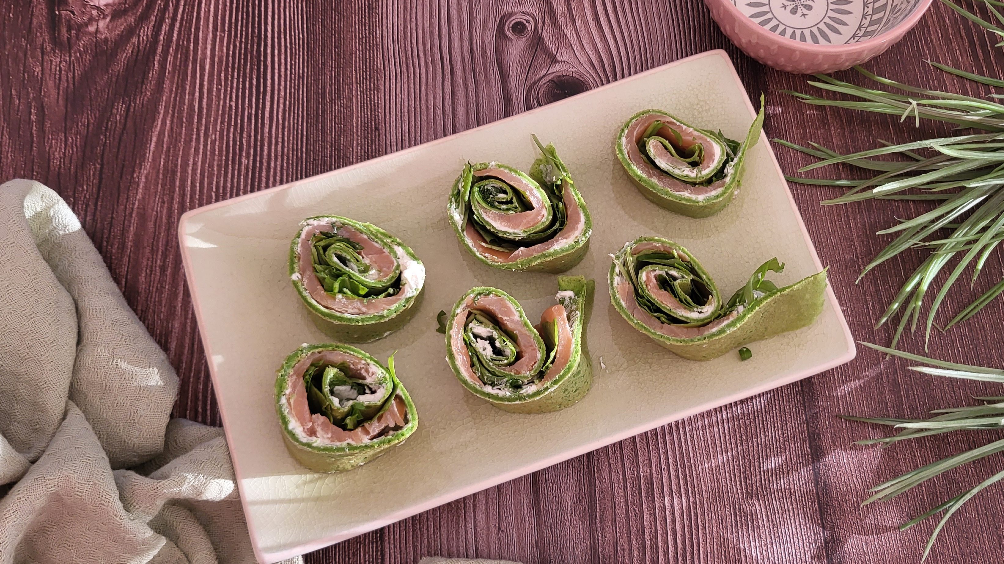 Crêpes aux épinards