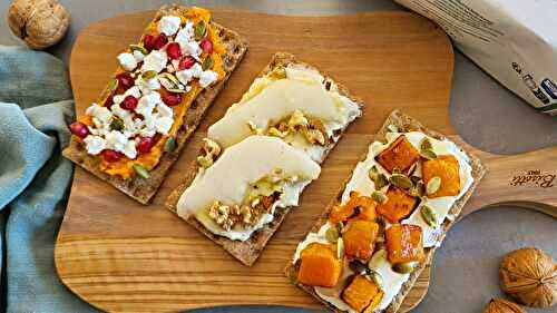 Sélection de tartines Wasa 100 % automne